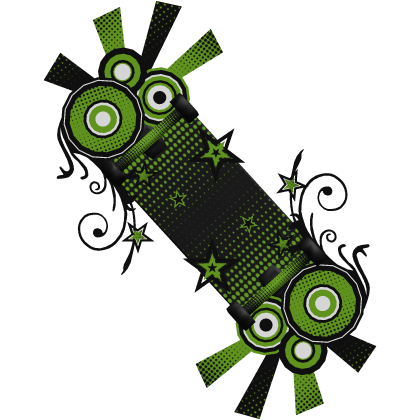 Monster Green Frutiger Metro Skateboard Roblox item