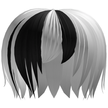(っ҂ཀ•)っ White & Black Vampiric Anime Hair