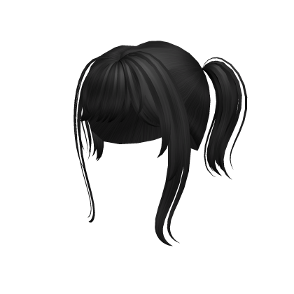 🖤[CHEAP] Black Pigtails Hair Roblox item