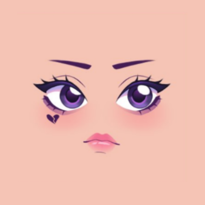 makeup [non transparent] Roblox decal