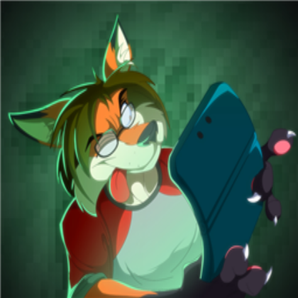 Furry Fox Gamer Protrait Roblox decal