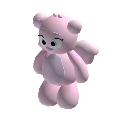 Holdable Cozy Pink Flutter Bear thumbnail