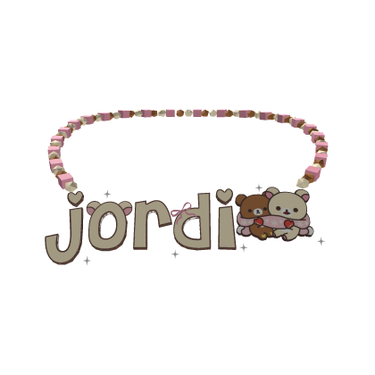 jordi custom beaded necklace