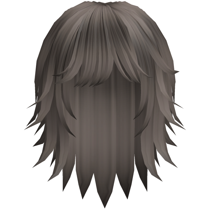 cute messy short moe hair in ash brown