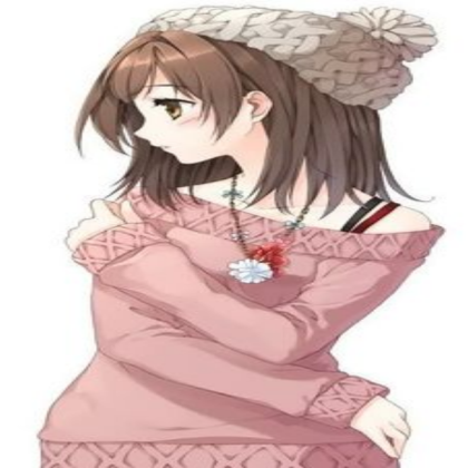 Brown Haired Anime Roblox decal