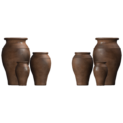 Maximalism Nomad Egyptian Pottery Back Brown