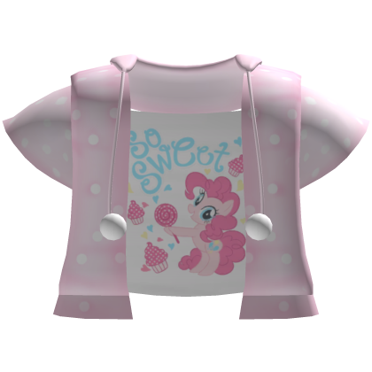 cutesy tweencore mlp pinkiepie pink hood