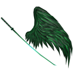 Nature Ghoul Wing & Katana Forested Devastation