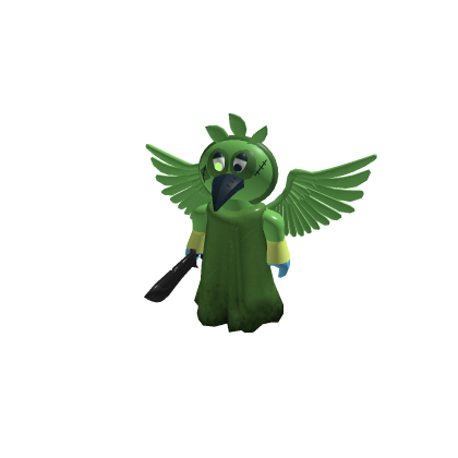 Waddle The Macaw Green