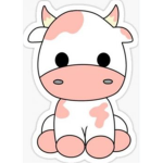 Cute strawberry cow’s