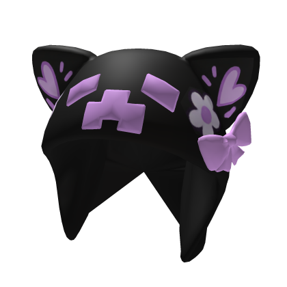Black Monster Cat Hood