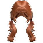 Messy Red Long Wavy Pigtail