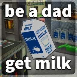 be a dad and get milk simulator icon