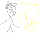 Sebee's long gone chicken nugget