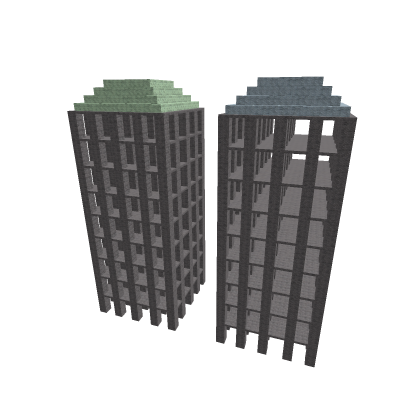 Blue And Green Daimond Towers V2