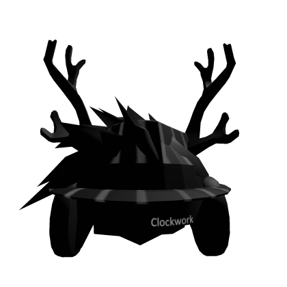 [⌛CHEAP] Black Legit Fedora + Antlers + Clockwork  Roblox item