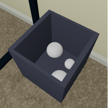 Vitrine de la chambre