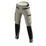 Textured Leather Pants - White