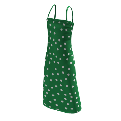 Carolina Herrera Green Polka Dot Dress - Klossette thumbnail