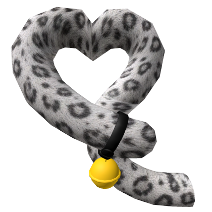 Big Snow Leopard Heart Tail Roblox item