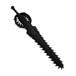 [ pbr ] Dark Jigsaw Blade [ v1, Right ]