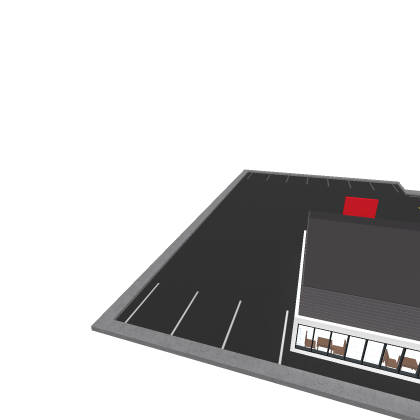 Mcdonalds With Road And Carpark