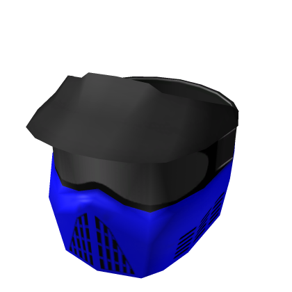 Blue Paintball Battle Mask Warrior Gear