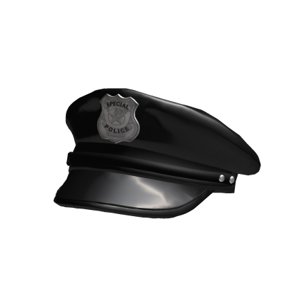 Latex Police Hat Roblox item