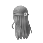 White Y2k Aesthetic Clipped Flowy Spring Hair