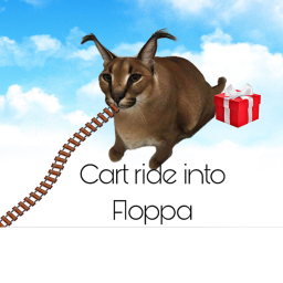Cart ride into floppa