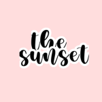 The sunset girl