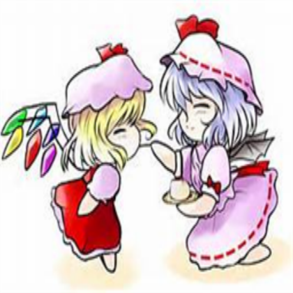 Chibi Flandre And Remilia Roblox decal
