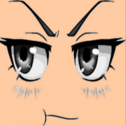 Face anime cute Roblox decal