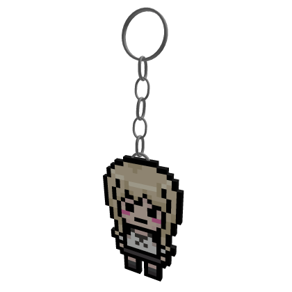 Adjustable Natsumi pixel keychain