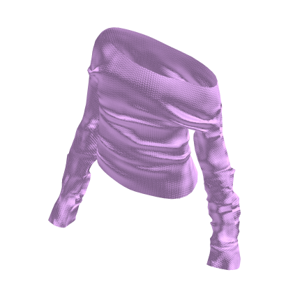 Purple Off-Shoulder Sweater