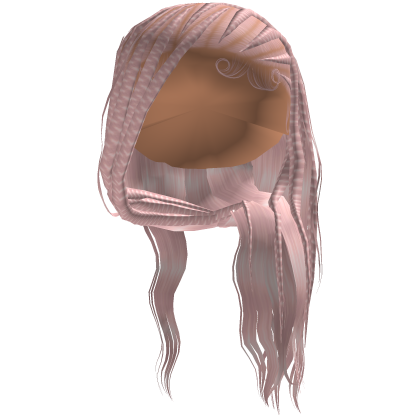 Half braided Half Straight [Platinum Pink] Roblox item