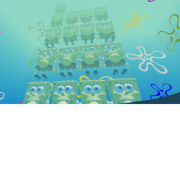 Cart ride into 17 pregnant spongebob's