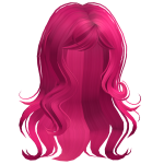 ♡ Ethereal Silky Swirly Waves in Hot Pink