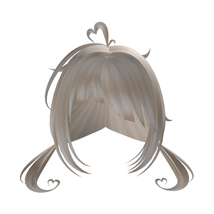  Cute pigtails w hearts blonde * fluffyangelyc * 