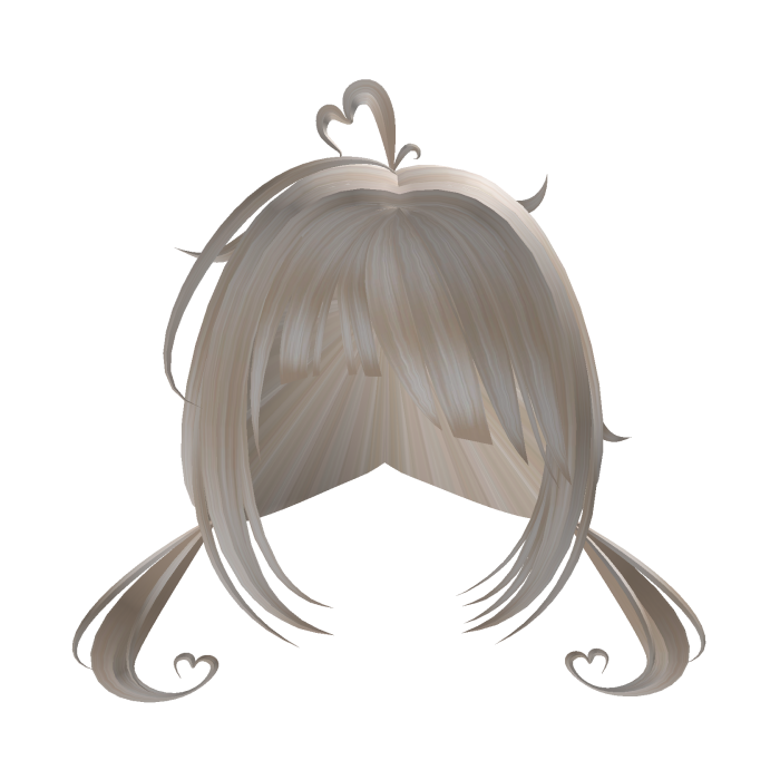  Cute pigtails w hearts blonde * fluffyangelyc * 