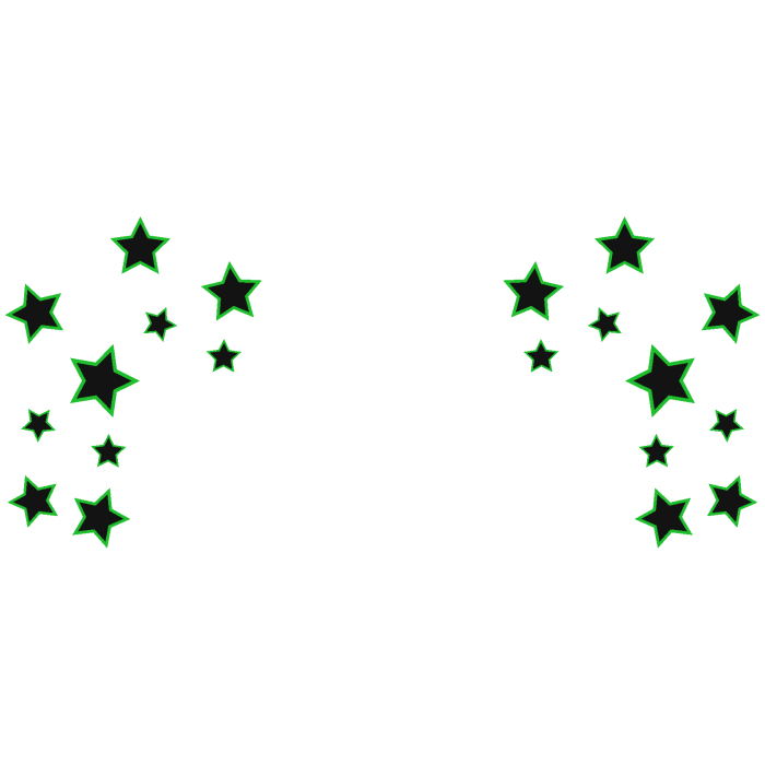Cartoony Green Star Aura