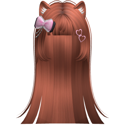 Ginger Cute Moe Kitty Cat Hair