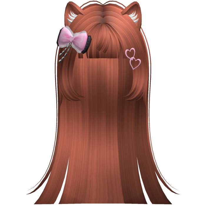 Ginger Cute Moe Kitty Cat Hair