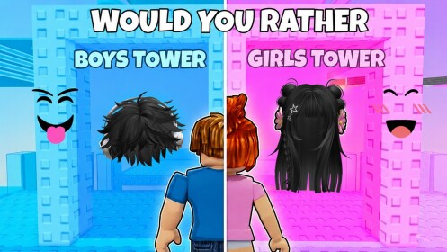 Would You Rather? Boy vs Girl Outfit Tower