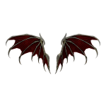 Crimson Dragon Bone Wings