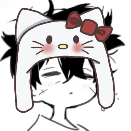 Boy on hello kitty hat Roblox decal