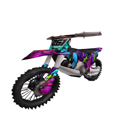Motorcross Dirt Bike Groovy Livery Roblox item