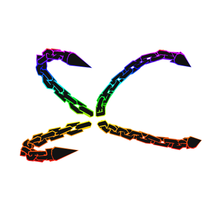 Cartoony Rainbow Void Chains Roblox item