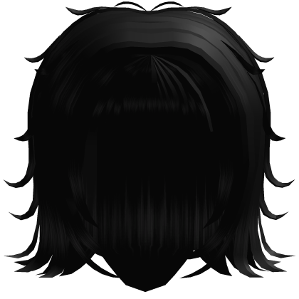Punk Messy Hair Black