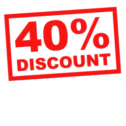 40% off items